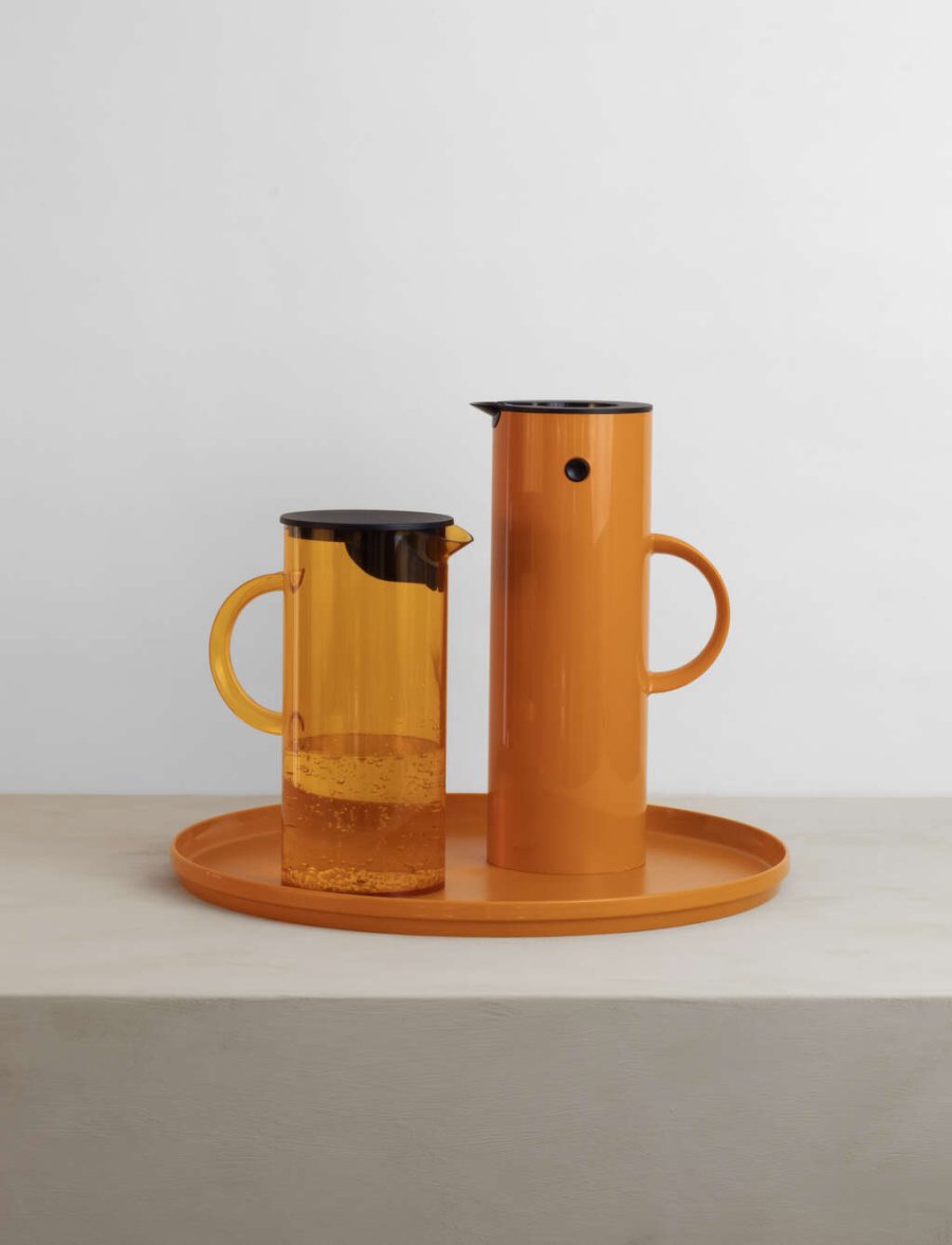 Stelton EM77 Kanne mit Deckel 1,5 L, Safran